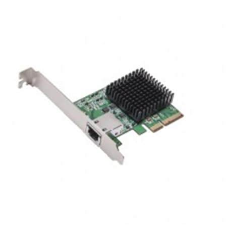 Syba SYBA SD-PEX24055 10GB 10GBase-T NBASE-T Ethernet PCI-e x4 Network Card - Aqtion AQC107 Chipset SD-PEX24055